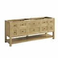 James Martin Vanities Breckenridge 72in Double Vanity Cabinet, Light Natural Oak 330-V72-LNO